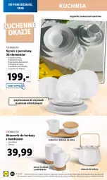 Gazetka promocyjna Lidl - GAZETKA - Gazetka - ważna od 02.09 do 02.09.2023 - strona 30 - produkty: Ser, Por, Dzbanek, Cukier, Kuchnia, Podkładka, Talerzyk, Talerz, Deser, Podkład, Fa