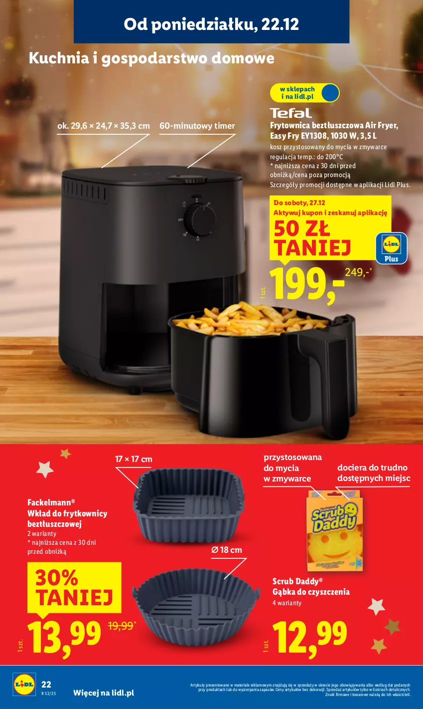 Gazetka promocyjna Lidl - GAZETKA - ważna 22.12 do 27.12.2025 - strona 26 - produkty: Fa, Kosz, Kuchnia