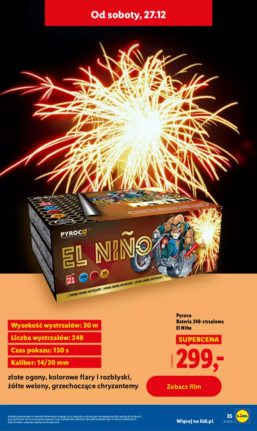 Gazetka promocyjna Lidl - GAZETKA - ważna 22.12 do 27.12.2025 - strona 39 - produkty: Bateria, Sok, Strzałów