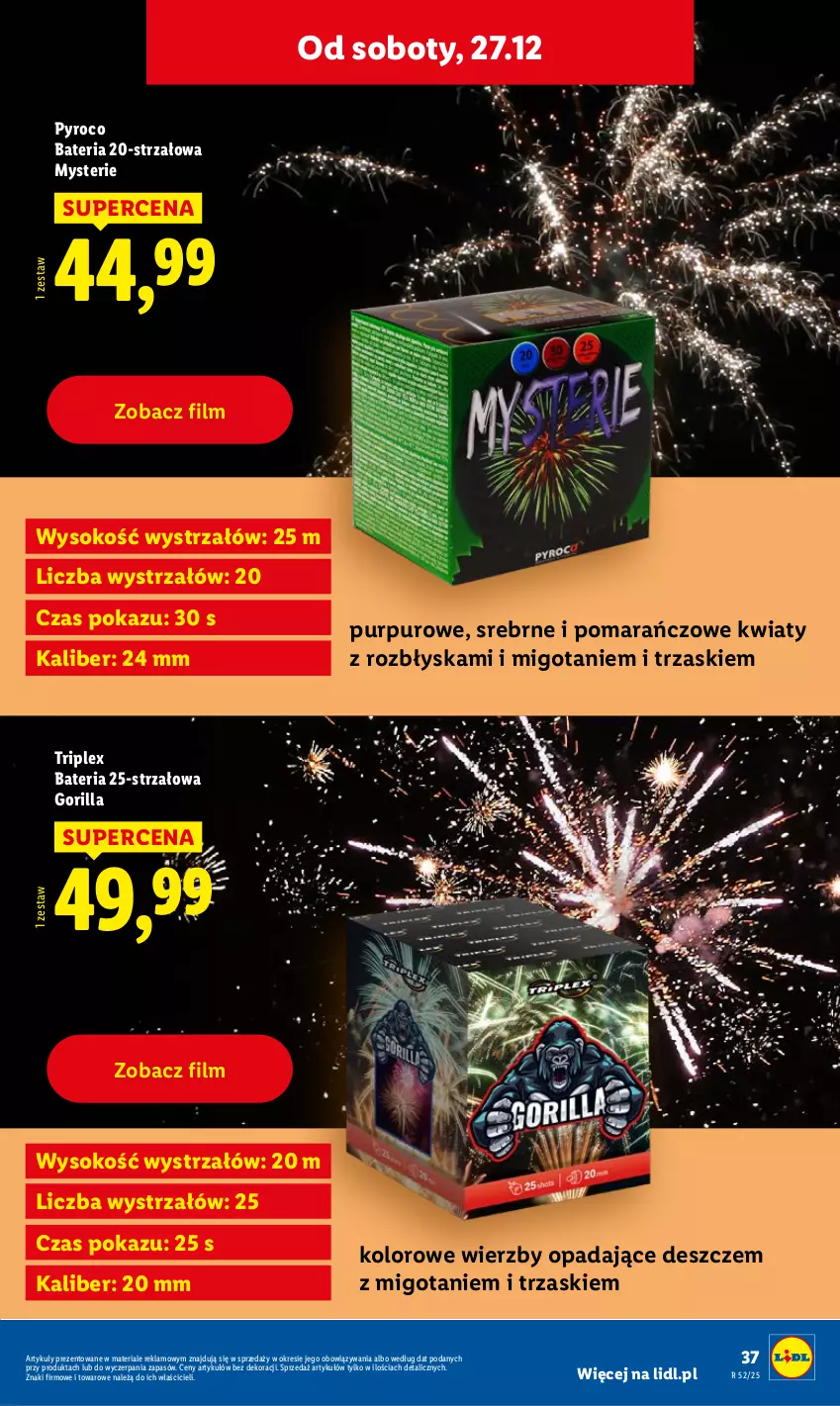 Gazetka promocyjna Lidl - GAZETKA - ważna 22.12 do 27.12.2025 - strona 41 - produkty: Bateria, Pur, Sok, Strzałów