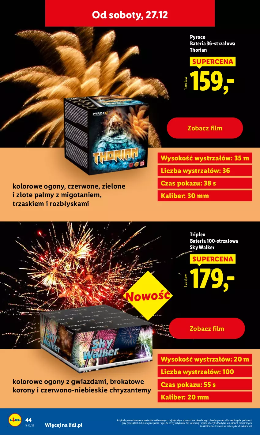 Gazetka promocyjna Lidl - GAZETKA - ważna 22.12 do 27.12.2025 - strona 48 - produkty: Bateria, Gwiazda, Sok, Strzałów