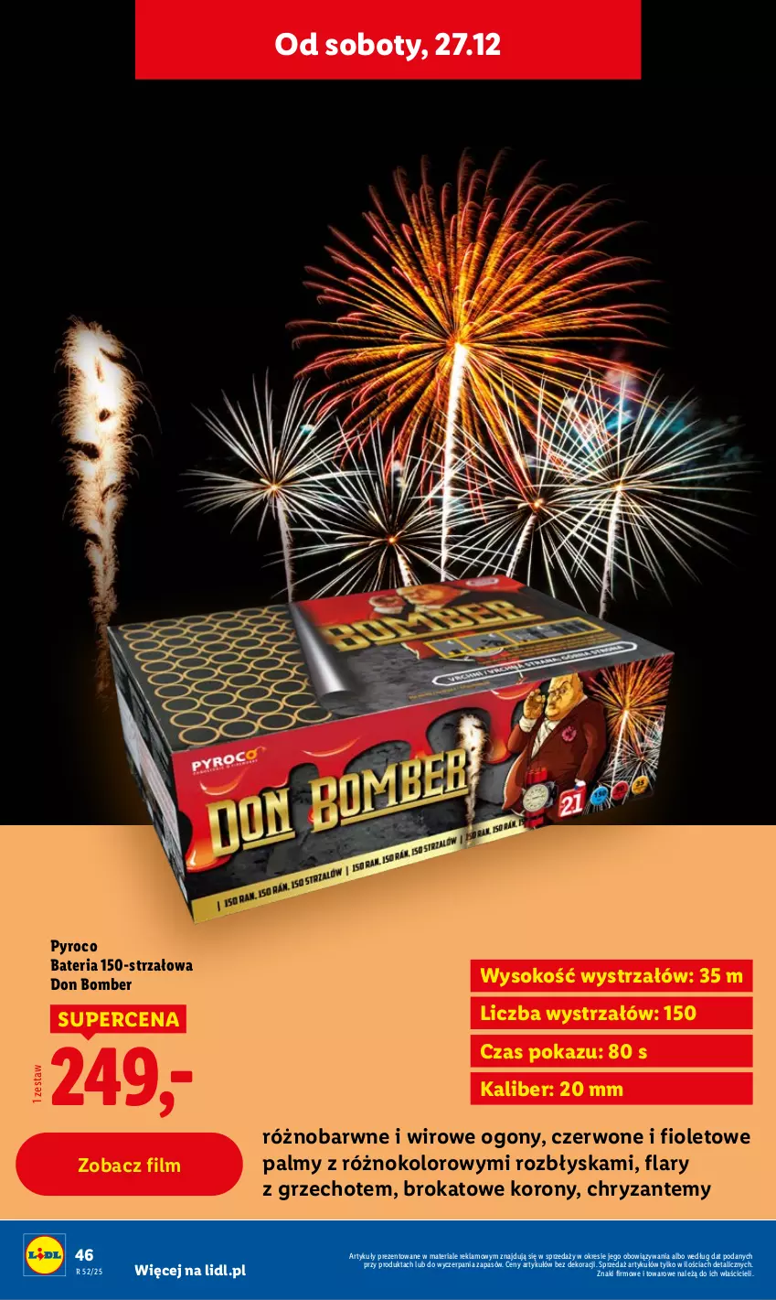 Gazetka promocyjna Lidl - GAZETKA - ważna 22.12 do 27.12.2025 - strona 50 - produkty: Bateria, Sok, Strzałów