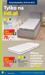 Gazetka promocyjna Lidl - GAZETKA - Gazetka - ważna od 27.12 do 27.12.2025 - strona 10 - produkty: Materac, Tera