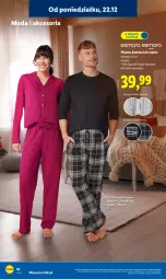 Gazetka promocyjna Lidl - GAZETKA - Gazetka - ważna od 27.12 do 27.12.2025 - strona 14 - produkty: Moda, Spodnie, Piżama