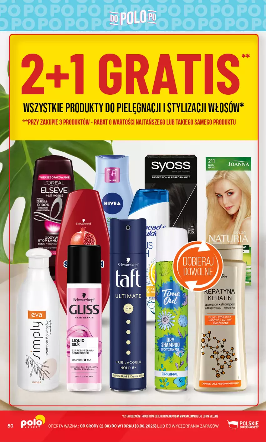 Gazetka promocyjna PoloMarket - Gazetka pomocyjna - ważna 02.08 do 08.08.2023 - strona 50 - produkty: Brit, Klej, Schwarzkopf, Top