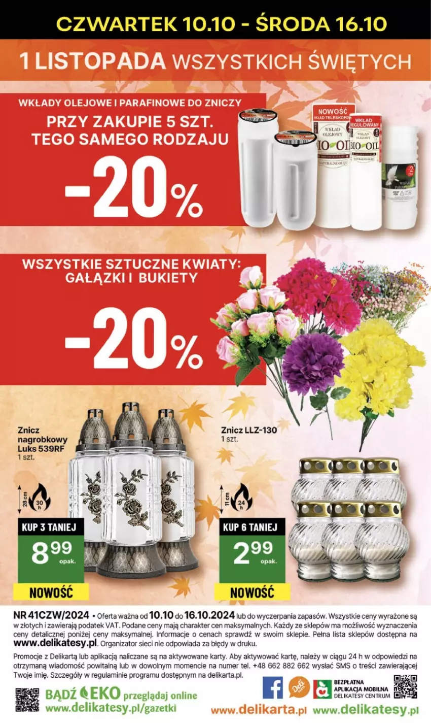 Gazetka promocyjna Delikatesy Centrum - NOWA GAZETKA Delikatesy Centrum od 10 października! 10-16.10.2024 - ważna 10.10 do 16.10.2024 - strona 24 - produkty: Gra, Mobil, Rum, Znicz