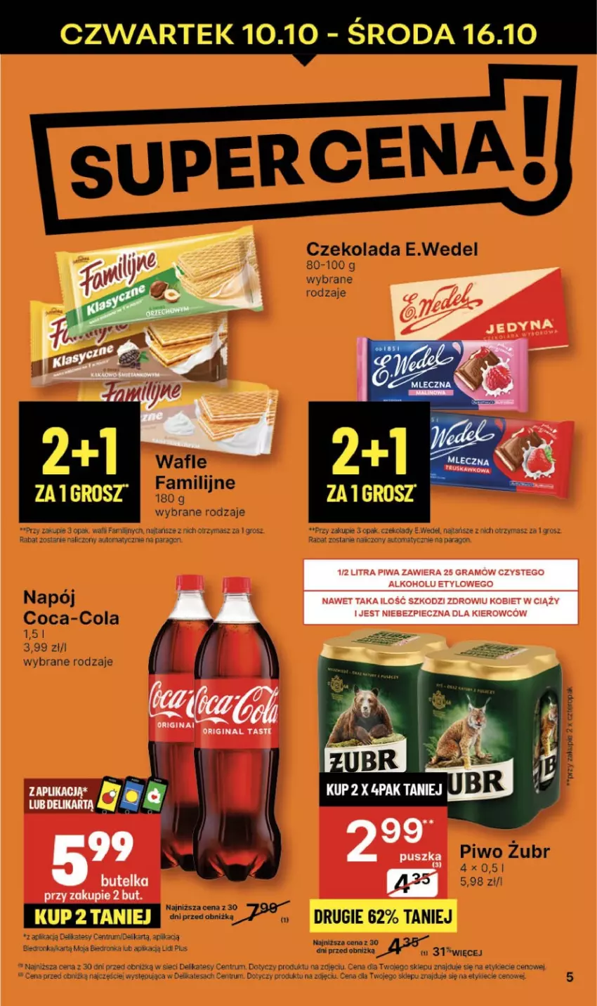 Gazetka promocyjna Delikatesy Centrum - NOWA GAZETKA Delikatesy Centrum od 10 października! 10-16.10.2024 - ważna 10.10 do 16.10.2024 - strona 5 - produkty: Gin, Gra, Piec, Piwa, Tera