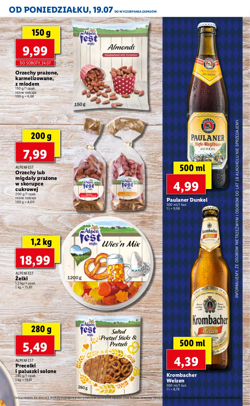 Gazetka promocyjna Lidl - TYDZIEŃ W STYLU ALPEJSKIM - ważna 19.07 do 23.07.2021 - strona 13 - produkty: Migdały, Precelki