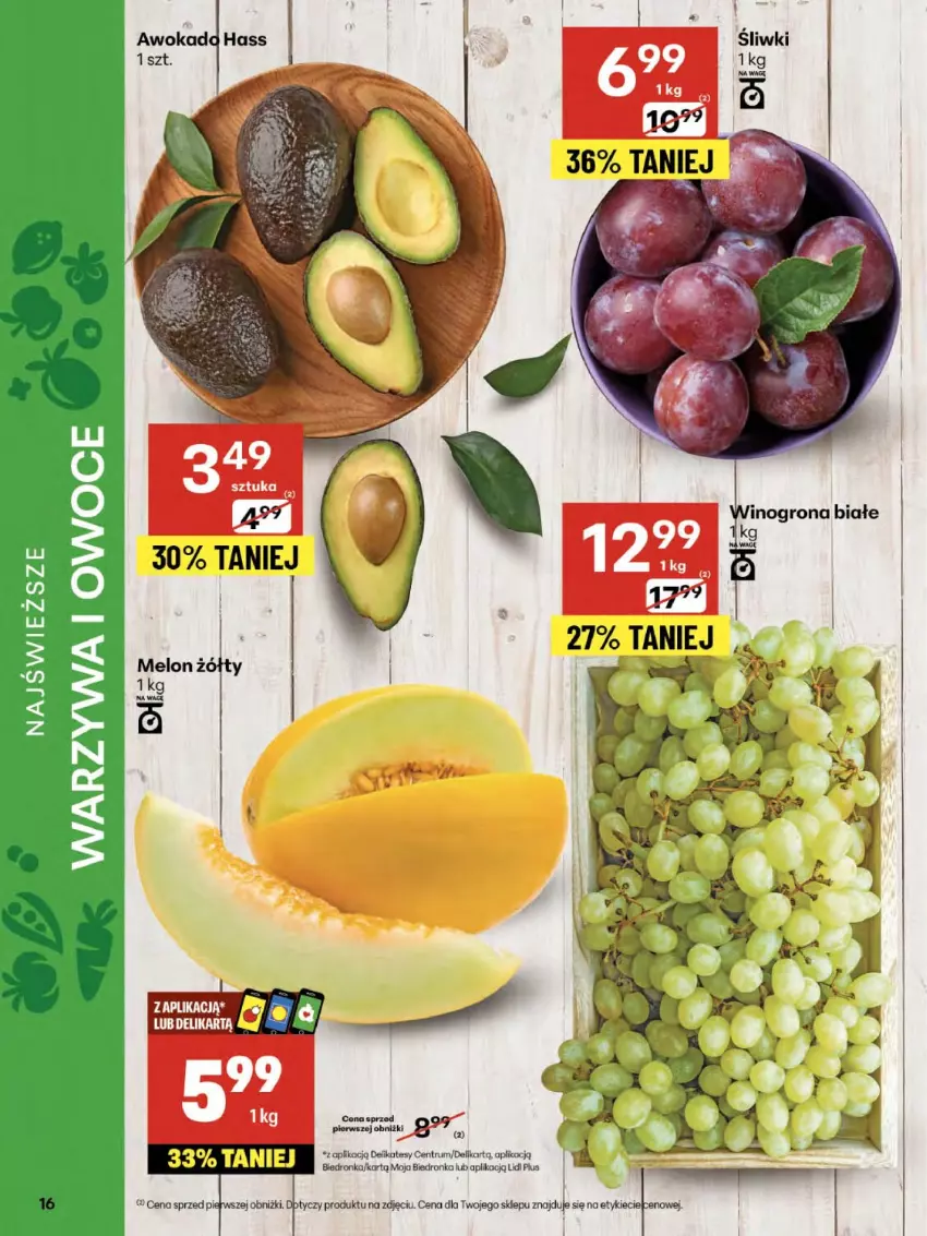 Gazetka promocyjna Delikatesy Centrum - Franczyza DC30 Czwartek - ważna 24.07 do 30.07.2025 - strona 16 - produkty: Dron, Melon, Rum