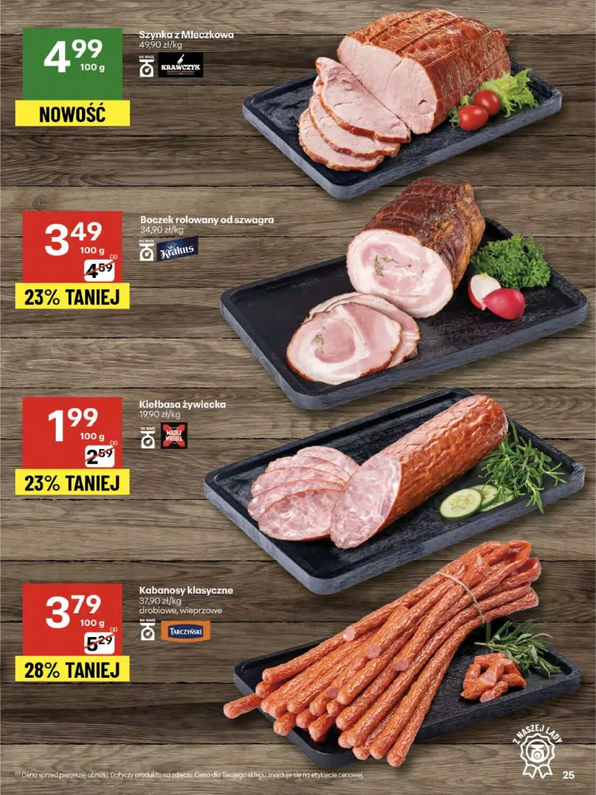 Gazetka promocyjna Delikatesy Centrum - Franczyza DC30 Czwartek - ważna 24.07 do 30.07.2025 - strona 25 - produkty: Tarczyński