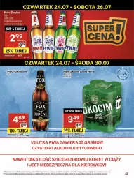 Gazetka promocyjna Delikatesy Centrum - Franczyza DC30 Czwartek - Gazetka - ważna od 30.07 do 30.07.2025 - strona 47 - produkty: Piwa, Piwo, Piec, Rum, Koc, Gra, Okocim