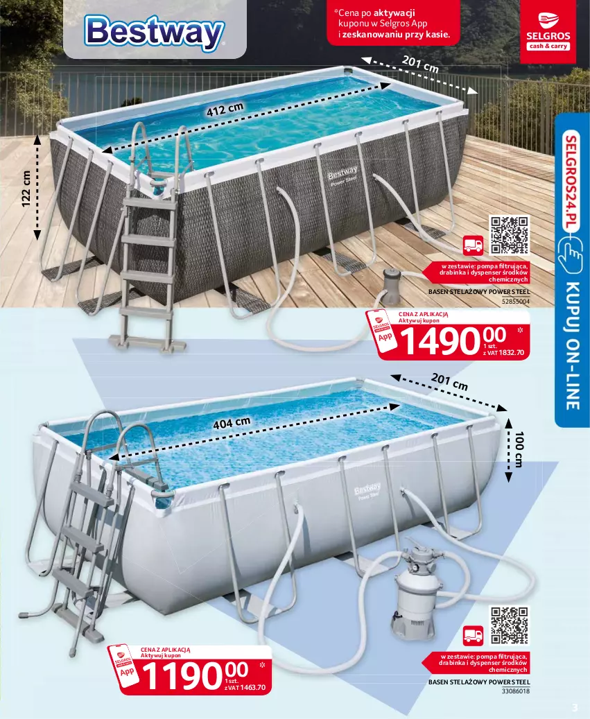 Gazetka promocyjna Selgros - Katalog Baseny - ważna 08.03 do 04.08.2021 - strona 3 - produkty: Inka, LG, Ser