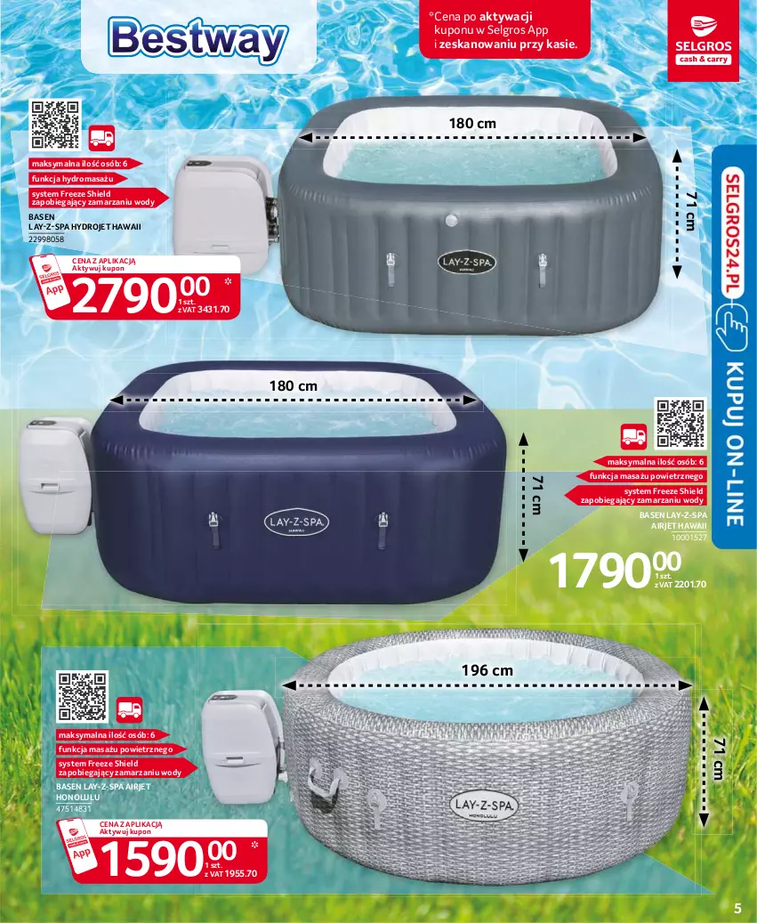 Gazetka promocyjna Selgros - Katalog Baseny - ważna 08.03 do 04.08.2021 - strona 5 - produkty: LG