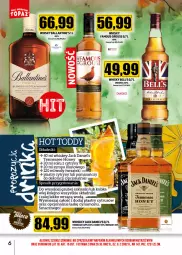 Gazetka promocyjna Topaz - Gazetka - Gazetka - ważna od 31.10 do 31.10.2024 - strona 6 - produkty: Sok, Gin, Bell, Whiskey, Cytryny, Ananas, Whisky, Jack Daniel's, Lanki, Olej, Fa