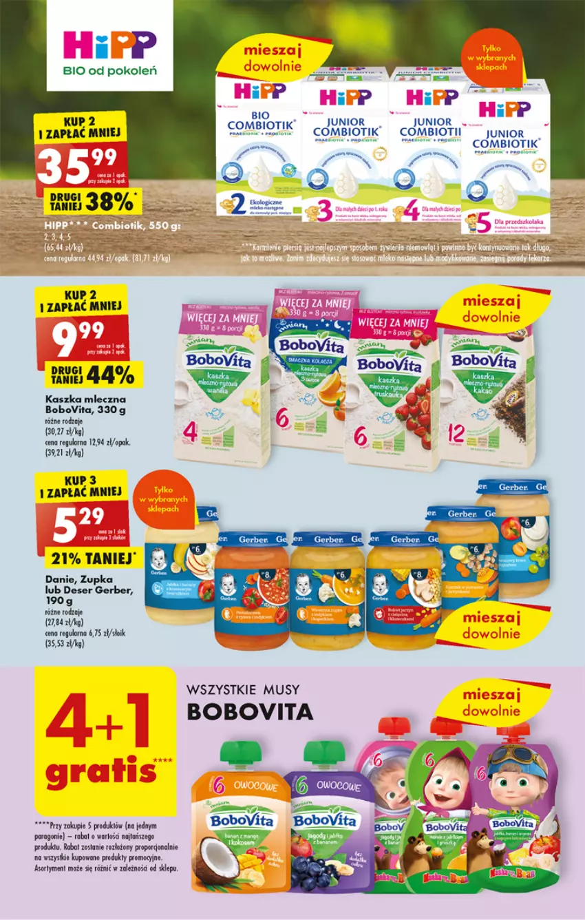 Gazetka promocyjna Biedronka - Od poniedzialku - ważna 17.07 do 22.07.2023 - strona 39 - produkty: BoboVita, Deser, Gerber, Mus, Por, Ser