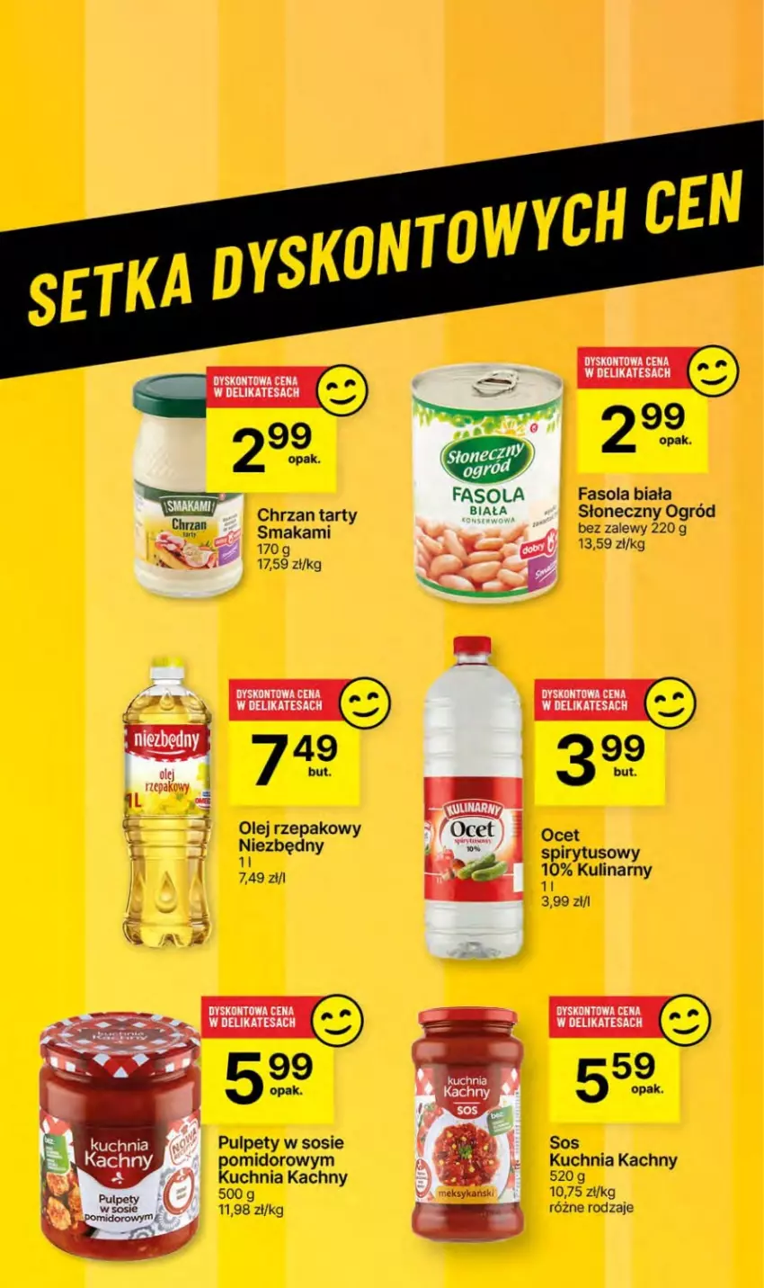 Gazetka promocyjna Delikatesy Centrum - NOWA GAZETKA Delikatesy Centrum od 16 maja! 16-22.05.2024 - ważna 16.05 do 22.05.2024 - strona 42 - produkty: Chrzan, Fa, Fasola, Kuchnia, Olej, Olej rzepakowy, Pulpety, Sos, Sos pomidorowy