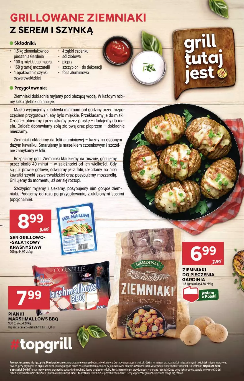 Gazetka promocyjna Stokrotka - Supermarket - ważna 20.06 do 26.06.2024 - strona 13 - produkty: Czosnek, Folia aluminiowa, Grill, Kawa, Masło, Mięso, Piec, Pieprz, Ryż, Sałat, Ser, Siatka, Sól, Sos, Top, Warzywa, Ziemniaki