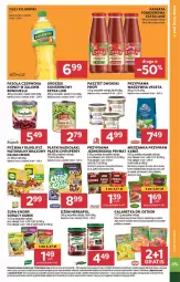 Gazetka promocyjna Stokrotka - Supermarket - Gazetka - ważna od 26.06 do 26.06.2024 - strona 17 - produkty: Torebka, Prymat, Warzywa, Kujawski, Ser, Ryż, Por, Mus, Zupa, Bell, Bonduelle, Pasztet, Dżem, Dr. Oetker, Laur, Sałat, Fasola, Galaretka, Gałka, Owoce, Kubek, Cenos, Bella, Vegeta, Gala, Kamis, Lazur, Olej, Mięso, Herbapol, Groszek, Ryż biały, Knorr, Mleko, Fa