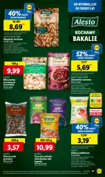 Gazetka promocyjna Lidl - GAZETKA - Gazetka - ważna od 03.01 do 03.01.2024 - strona 39 - produkty: Migdały łuskane, Koc, Słonecznik prażony, Migdały, Jagody, Chipsy, Wazon, Olej