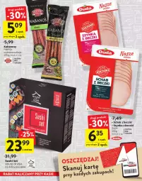 Gazetka promocyjna Intermarche - Promocje - Gazetka - ważna od 29.06 do 29.06.2022 - strona 15 - produkty: Pekpol, House of Asia, Duda, Szynka z beczki, Szynka, Sushi, Kabanos