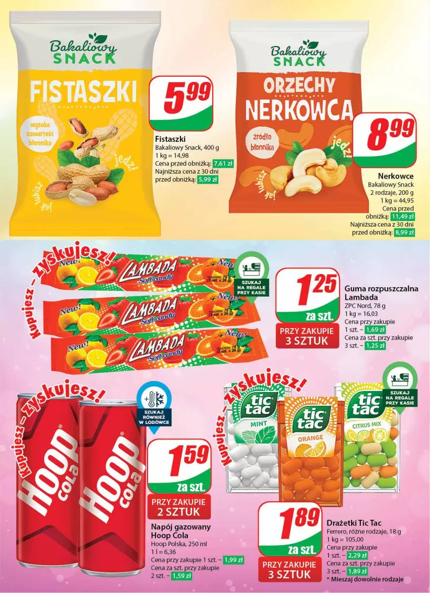 Gazetka promocyjna Dino - Gazetka 2 - ważna 09.01 do 16.01.2024 - strona 40 - produkty: Ferrero, Guma rozpuszczalna, Hoop, LG