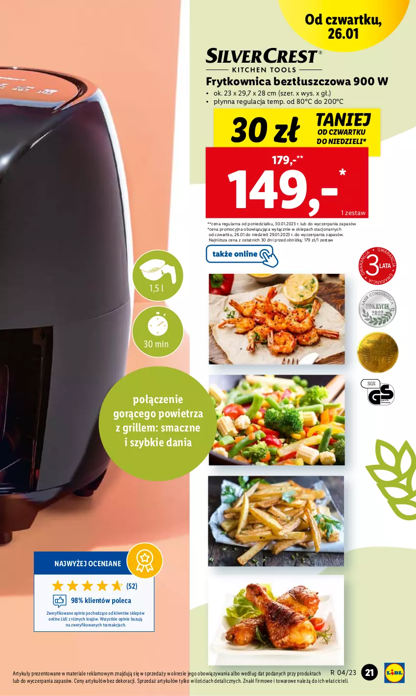 Gazetka promocyjna Lidl - GAZETKA - ważna 23.01 do 29.01.2023 - strona 23 - produkty: Grill, Tran