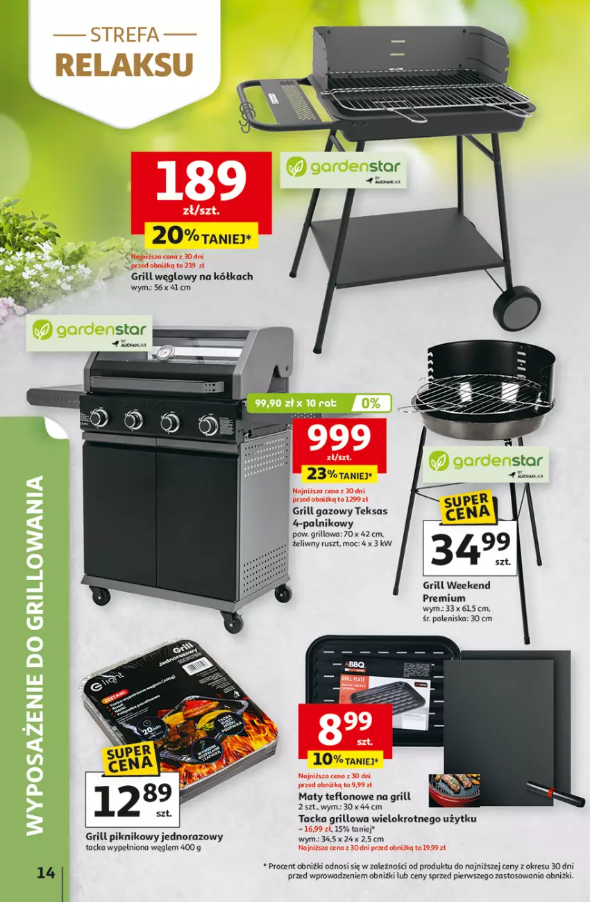 Gazetka promocyjna Auchan - Gazetka 30 Lat Hipermarket Auchan - ważna 29.04 do 06.05.2026 - strona 14 - produkty: Grill