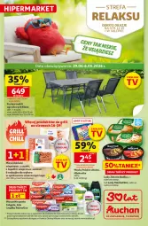 Gazetka promocyjna Auchan - Gazetka 30 Lat Hipermarket Auchan - Gazetka - ważna od 06.05 do 06.05.2026 - strona 1 - produkty: Mięso mielone, Palmolive, Stół, Mlekovita, Lody, Colgate, Grill, Masło, Mięso, Mleko, LG, Fa