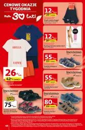 Gazetka promocyjna Auchan - Gazetka 30 Lat Hipermarket Auchan - Gazetka - ważna od 06.05 do 06.05.2026 - strona 48 - produkty: Top, Por, Sandał, Rajstopy, Sport, Gatta