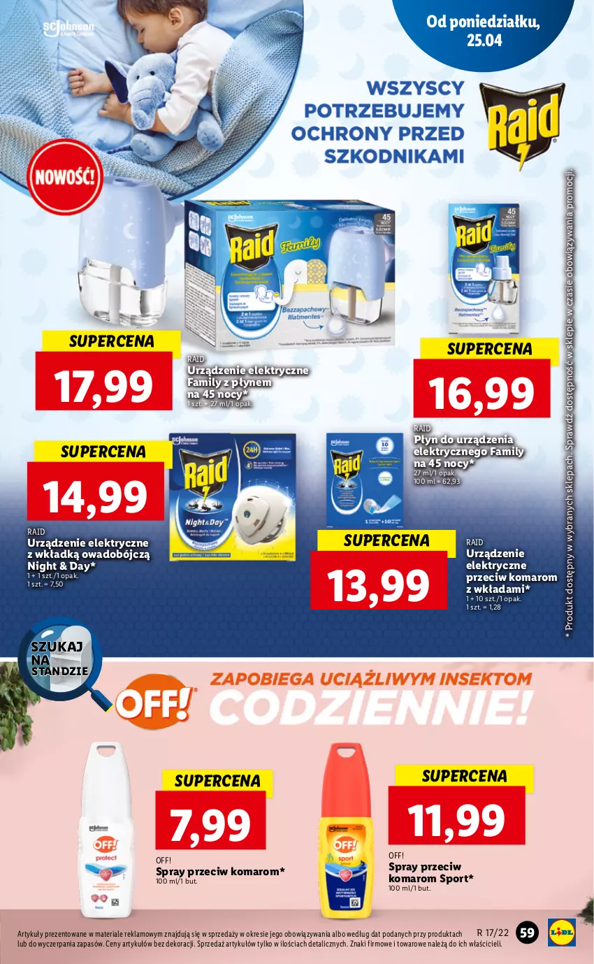 Gazetka promocyjna Lidl - GAZETKA - ważna 25.04 do 27.04.2022 - strona 59 - produkty: Ego Family, Fa, Por, Sport