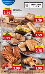 Gazetka promocyjna Lidl - GAZETKA - Gazetka - ważna od 27.04 do 27.04.2022 - strona 32 - produkty: Koc, Bułka fitness, Zapiekanka, Chleb, Bułka