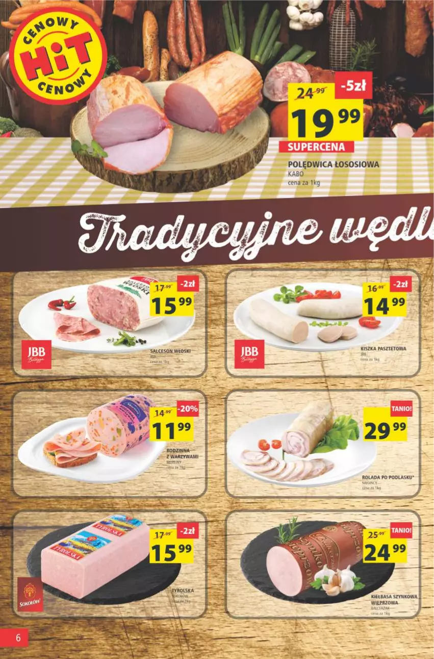 Gazetka promocyjna Arhelan - Gazetka - ważna 05.11 do 14.11.2021 - strona 6 - produkty: Kiełbasa, Kiełbasa szynkowa, Pasztet, Polędwica, Rolada, Salceson, Sos, Szynkowa wieprzowa, Warzywa