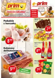 Gazetka promocyjna Prim Market - Gazetka - ważna od 04.01 do 04.01.2023 - strona 1 - produkty: Kurczak, Mus, Cukier, Pekpol, Chipsy, Wawel, Cukierki, Napój, Napój musujący, Fa