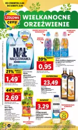 Gazetka promocyjna Lidl - GAZETKA - Gazetka - ważna od 08.04 do 08.04.2023 - strona 50 - produkty: Nałęczowianka, Sok, Mus, Oleofarm, LANA, Napój izotoniczny, Oshee, Woda, Napój, Oleo, Imbir, Fa