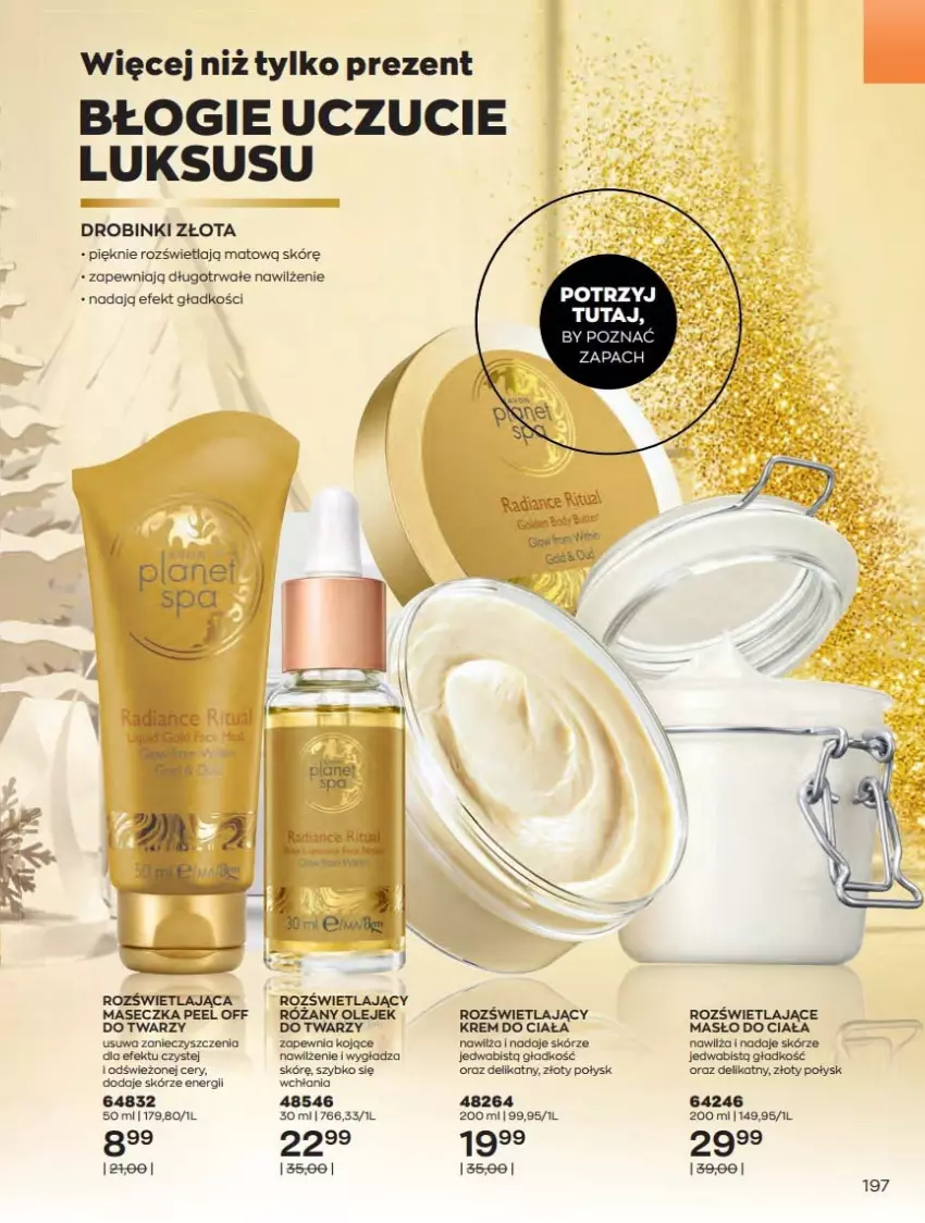 Gazetka promocyjna Avon - Katalog Avon 12/2021 kampania grudzień - ważna 01.12 do 31.12.2021 - strona 197 - produkty: Krem do ciała, Masło