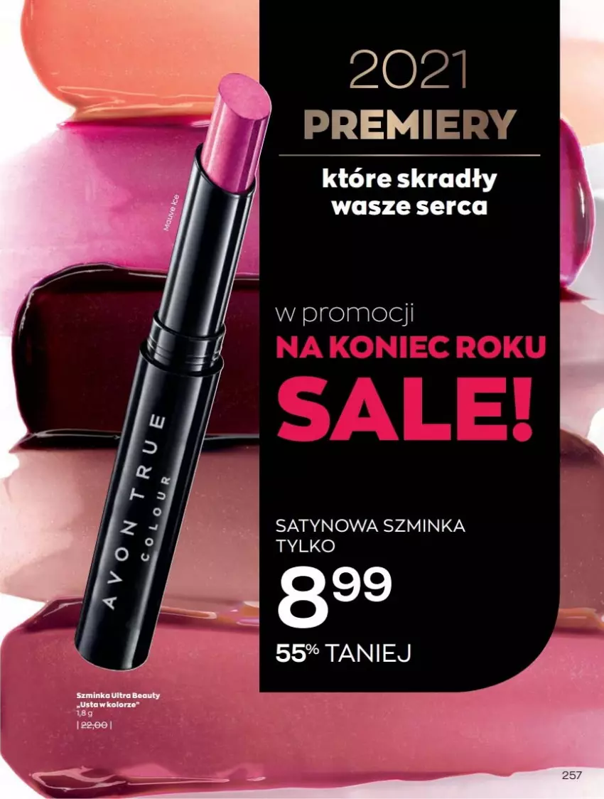 Gazetka promocyjna Avon - Katalog Avon 12/2021 kampania grudzień - ważna 01.12 do 31.12.2021 - strona 257 - produkty: Inka, Szminka