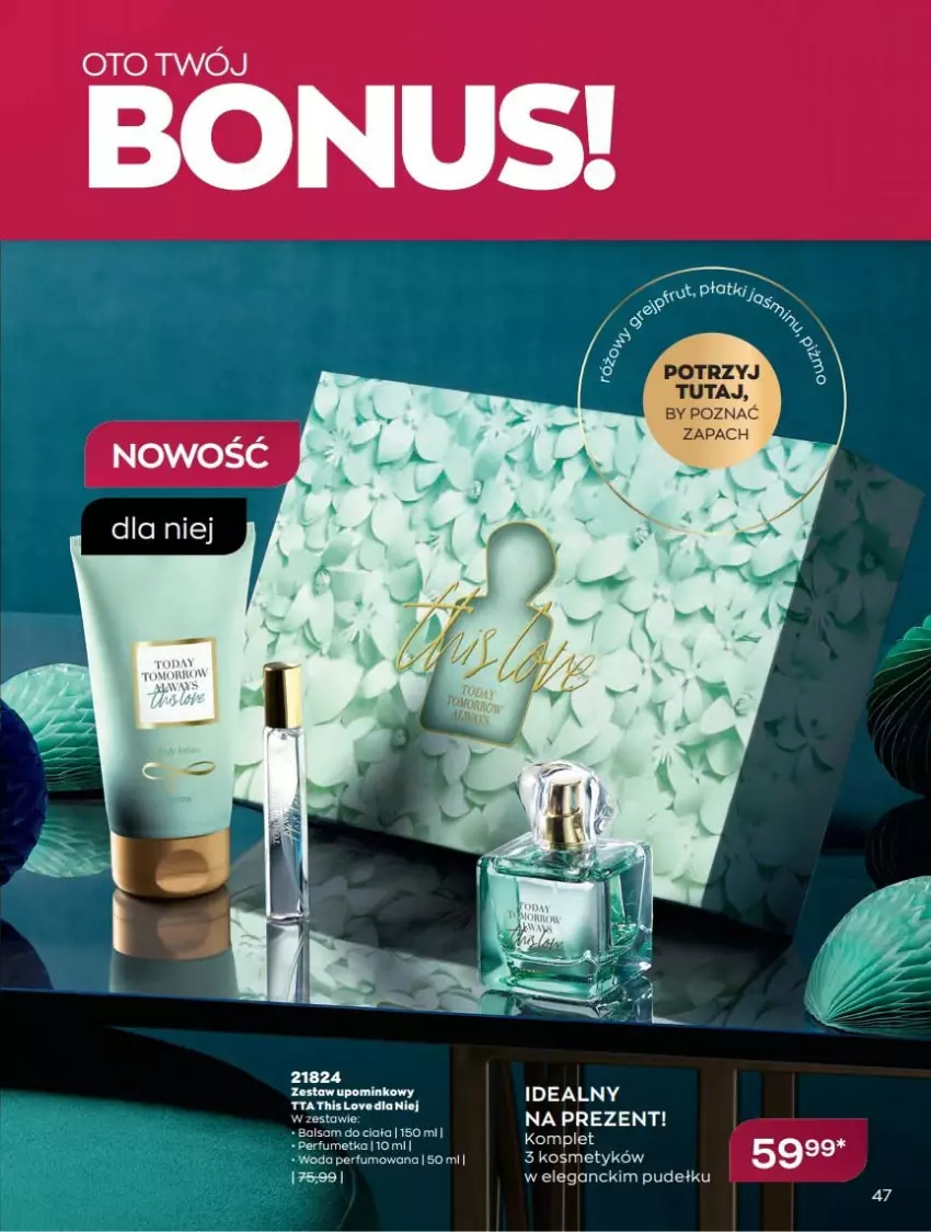 Gazetka promocyjna Avon - Katalog Avon 12/2021 kampania grudzień - ważna 01.12 do 31.12.2021 - strona 47 - produkty: Perfum, Woda, Woda perfumowana