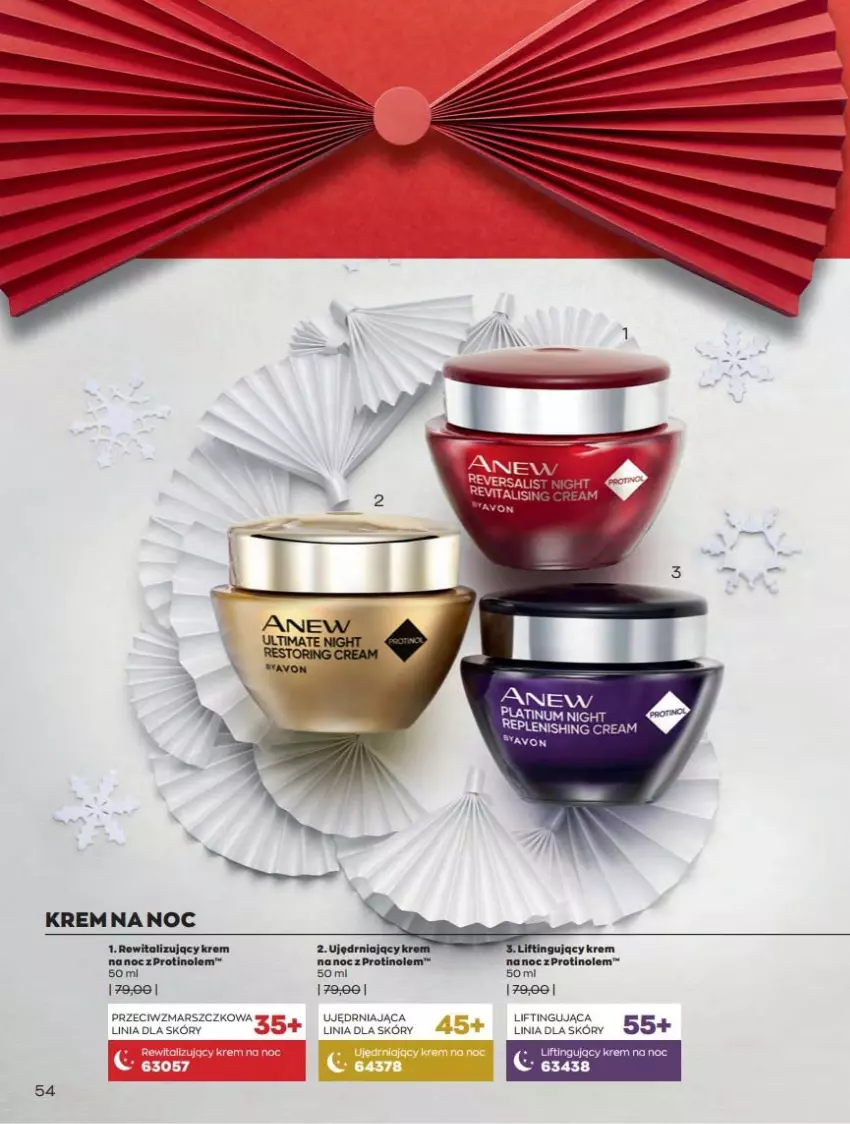 Gazetka promocyjna Avon - Katalog Avon 12/2021 kampania grudzień - ważna 01.12 do 31.12.2021 - strona 54 - produkty: Krem na noc, LG, Mars