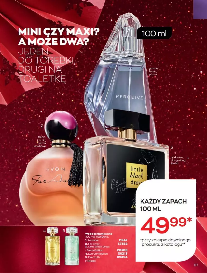 Gazetka promocyjna Avon - Katalog Avon 12/2021 kampania grudzień - ważna 01.12 do 31.12.2021 - strona 97 - produkty: Cyklamen, Fa, Lack, Woda