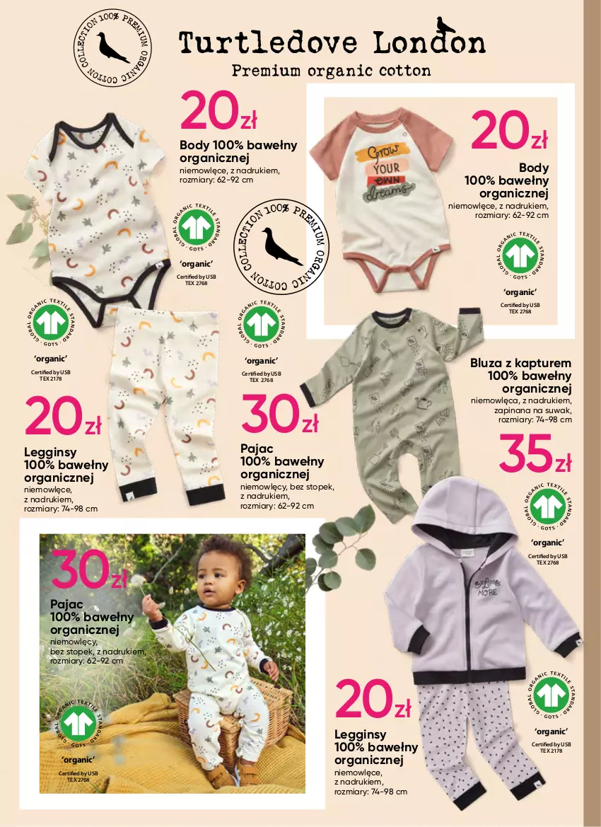 Gazetka promocyjna Pepco - Bliżej natury - ważna 09.03 do 22.03.2023 - strona 9 - produkty: Bluza, Bluza z kapturem, Body, Gin, Legginsy, Pajac, Top