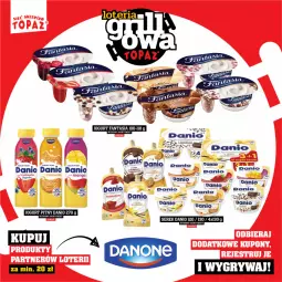 Gazetka promocyjna Topaz - Gazetka - Gazetka - ważna od 15.06 do 15.06.2025 - strona 16 - produkty: Ser, Jogurt, Serek homogenizowany, Serek, Danio, Jogurt pitny