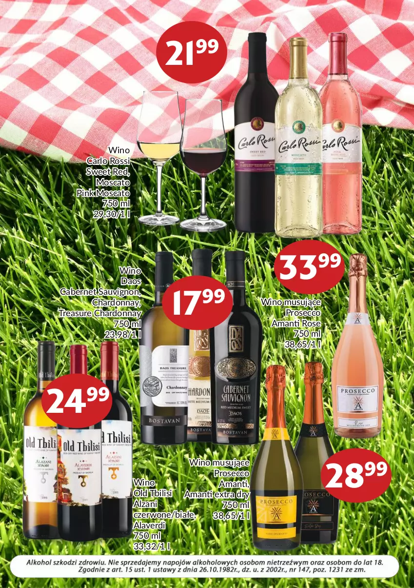 Gazetka promocyjna Prim Market - ważna 01.05 do 31.05.2022 - strona 4 - produkty: Cabernet Sauvignon, Carlo Rossi, Chardonnay, Mus, Prosecco, Wino, Wino musujące