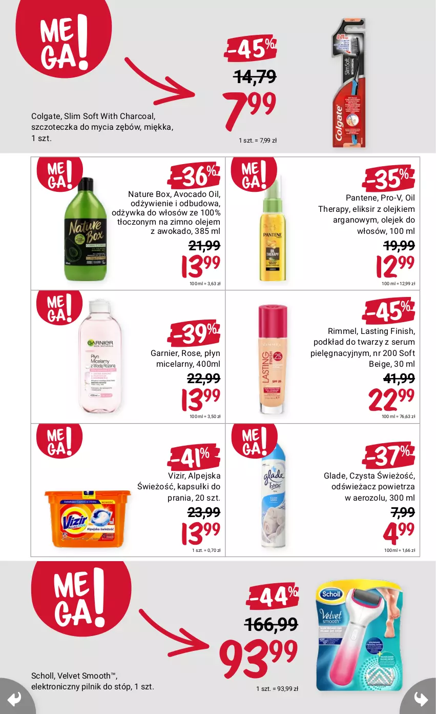 Gazetka promocyjna Rossmann - 1 Październik - ważna 01.10 do 15.10.2021 - strona 2 - produkty: Avocado, Colgate, Finish, LG, Nature Box, Pantene, Scholl, Velvet