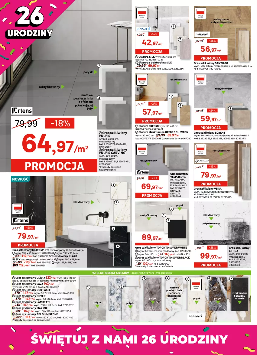 Gazetka promocyjna Leroy Merlin - Gazetka Leroy Merlin - ważna 27.10 do 15.11.2022 - strona 6 - produkty: Bateria, Bateria umywalkowa, Brodzik, Deska wolnoopadająca, Glazura, Gres, Gres szkliwiony, Klej, Kosz, Lack, Lakier, Lazur, LG, Listwa, Lustro, Mus, Pokrywa, Por, Prima, Ser, Słupek, Sok, Szafka, Szafka pod umywalkę, Termos, Umywalka, Zestaw podtynkowy WC