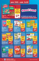 Gazetka promocyjna Aldi - Pełna oferta - Gazetka - ważna od 14.02 do 14.02.2026 - strona 20 - produkty: Sok, Panna cotta, Cukier, Kamyki arachidowe, Cukierki, Guma rozpuszczalna