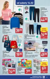 Gazetka promocyjna Aldi - Pełna oferta - Gazetka - ważna od 14.02 do 14.02.2026 - strona 37 - produkty: Sweter, Sok, Puzzle, Kabel USB, Dres, Wełna, Dzieci, Spodnie, Spodnie dresowe, Lampa, Lampa stołowa, Piżama, Fa