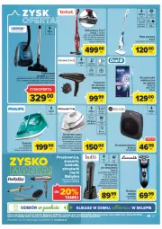 Gazetka promocyjna Carrefour - Gazetka Carrefour Zyskoteka - Gazetka - ważna od 14.02 do 14.02.2022 - strona 27 - produkty: Odkurzacz, Top, Por, Mop, Philips, Remington, Mop parowy, Szczotka, Kosz, Golarka, Szynka, Tefal, Termowentylator, Maszynka, Generator pary, Zelmer, Orka, Rowenta, Szczoteczka, Dywan, Fa