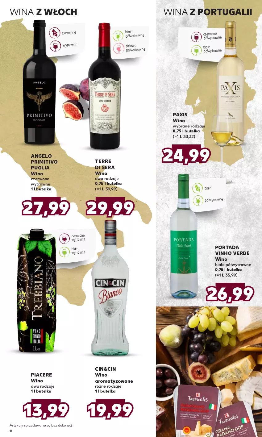 Gazetka promocyjna Kaufland - Barek Kauflandu - ważna 13.07 do 26.07.2023 - strona 11 - produkty: Acer, Pax, Por, Portada, Ser, Wino, Wino białe