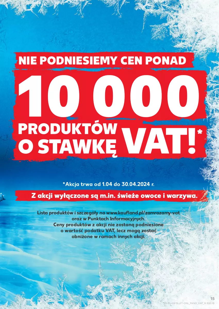 Gazetka promocyjna Kaufland - Gazetka tygodnia - ważna 27.03 do 03.04.2024 - strona 15 - produkty: Owoce, Rama, Warzywa