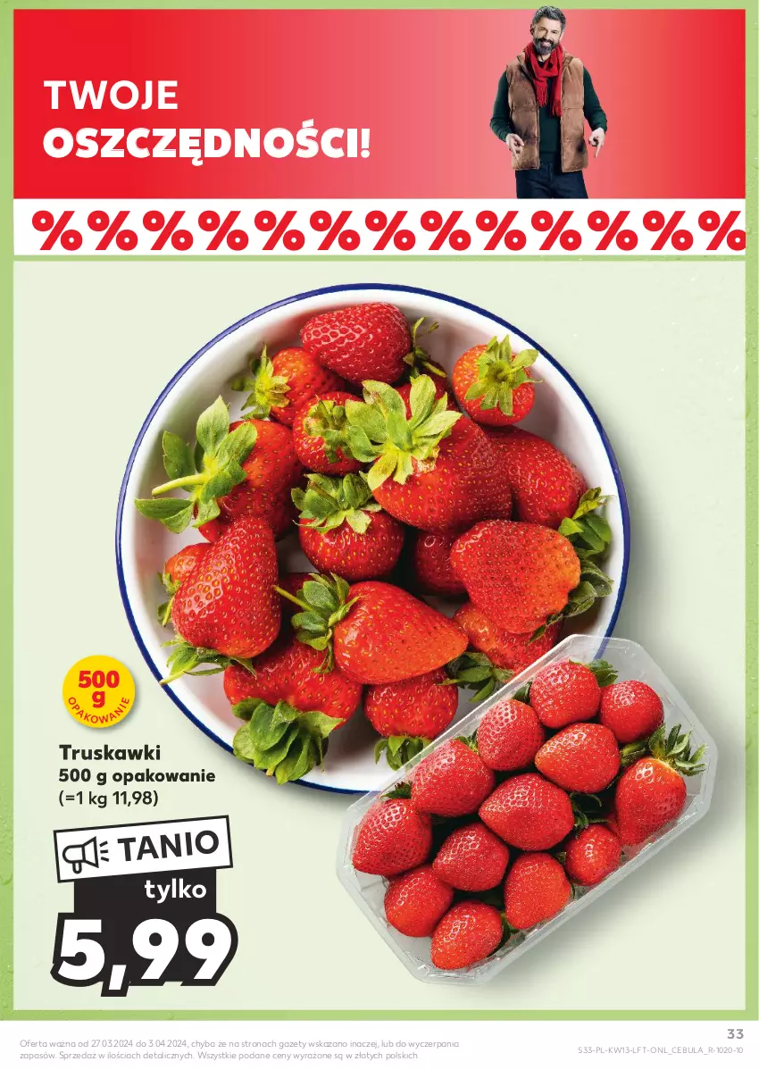 Gazetka promocyjna Kaufland - Gazetka tygodnia - ważna 27.03 do 03.04.2024 - strona 33 - produkty: Cebula, Truskawki